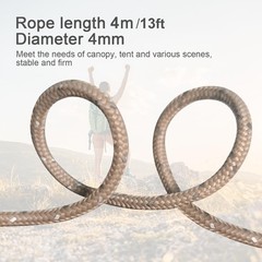 8 Pack High-Reflective Guy Lines 4mm Tent Cords High-Strength Lightweight Cam…