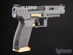EMG x Cybergun CANIK SFx RIVAL Gas Blowback Airsoft Pistol (Color: Grey)