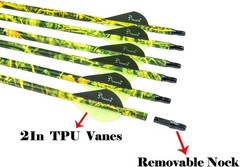 12PCS Camo Carbon Arrows for Hunting Practice