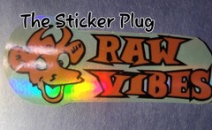 Fre$h Jive /Raw Vibe$ Sticker Pack Lot Of 5 Different Ones, 2 Of Each One. Rave