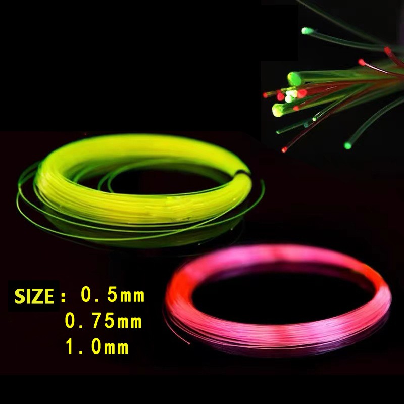 10m Fiber Optic Sight Replacement Pins Archery Slingshot Bow Sight Pin Rod
