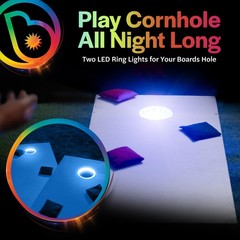 Brightz Cornhole Lights 2-Pack – Cornhole Board Lights Patriotic Usa American