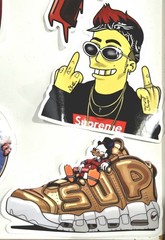31 New Old Stock Supreme Vintage Sticker Lot Rolex Misfits Nike Jordon Star Wars