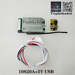 Hailong Battery BMS 10S 20A 13S 20A BMS Li-ion Battery pack +power switch 5V USB
