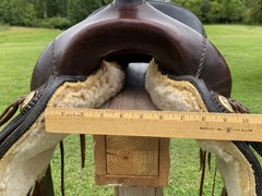 17″ ROCKING R Haflinger Trail Ranch Saddle~X-WIDE Tree~FJORD~GYPSY~Draft Cross