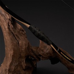 Archery 46″ Traditional Short Bow Horsebow Recurve Bow Bamboo&Fiberglass Limbs