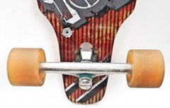 USED 41″ Sector 9 Skull Longboard Complete Gullwing Drop-through 74mm Nineballs