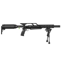 PINTY .22 Single Shot PCP Airgun for Adults High Power Air Rifle w Bipod 5.5mm