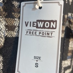 VIEWON Aztec Southwest Shacket Unisex S Cotton Blend Button Up Retro Western
