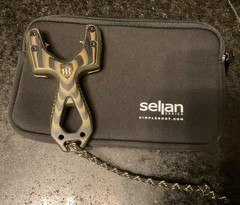 Limited Edition SimpleShot Slant Spartan #51/320, G10, Brass. Slingshot