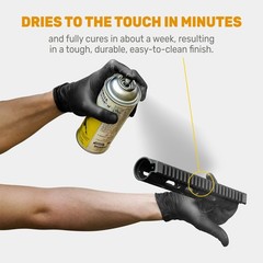 Matte Black Epoxy Firearms Finish Spray Can for Durable Coating