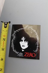 ZERO Skateboards Gothic Punk Souxie Banshees Z3A Vintage Skateboarding STICKER