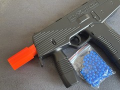 Double Eagle M30 Spring Airsoft Pistol 250 FPS Black 6mm Bbs Spring Powered