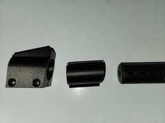 Height Adjustable 30mm, 28mm, 25mm Clamp-On Globe Front Sight Kit for Air Rifles