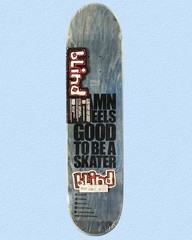 RARE Blind Skateboard Deck TJ Rogers Warrior Series Pro Model 8.0 NOS 2016