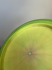 Discraft First Run ESP Zeus 173-174g Light Green Plate With Dark Green Rim