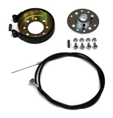 4″ Brake Band, Drum, Hub & Cable Kit for Go Kart Mini Bike ATV Quad For 1″ Axle