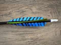 (12) Rose City PO Cedar NIGHTFALL 5S 11/32″ PAINTED & MATCHED 55-60# Arrows [v5]