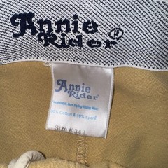 Horse Back Riding Breeches Pants Beige Women’s Size 34 Long Inner Knee Pads