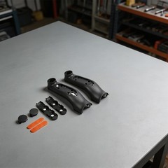 Scooter Protector Front Fork Cover Reflective Stickers Plastic Material