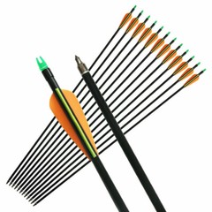 Handmade 30Lbs Traditional Recurve Bow Mongolian Longbow 12Pcs Fiberglass Arrow