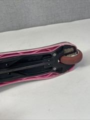 Vintage Globber Adjustable Pink Small Kick Scooter Solid Well Made Used