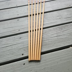 Half Dz 11/32 Cedar Arrows 31″ RW Fletch 5″ 30-40# With 125gn Field Points