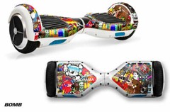Skin Decal Wrap Stickers for Hoverboard Scooters Fits Glyro,Razor,Leray,X1 BOMB