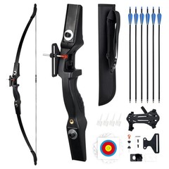 30lbs Recurve Bow and Arrow,Archery Bows Set for Adults,Right Hands Bow,Suita…