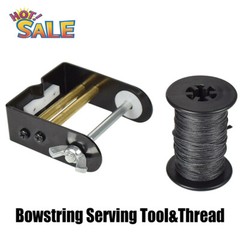 Bowstring Serving Tool & Thread 0.021″ Thick Protect For Compound Recurve Bow 1X