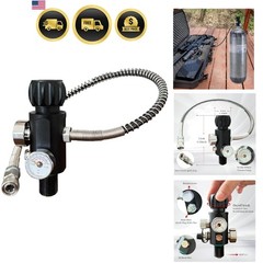 M18×1.5 thread 4500psi No Pressure-Reduce Paintball Fill Stations valve PCP T…