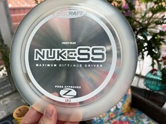 Disc Golf ICE Crystal Nuke SS First Run Proto Discraft (Rare White Stamp) #2519