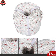5/8in × 120ft Arborist Bull Rope Tree Hoist Rigging Line Arbor Utility Polyester