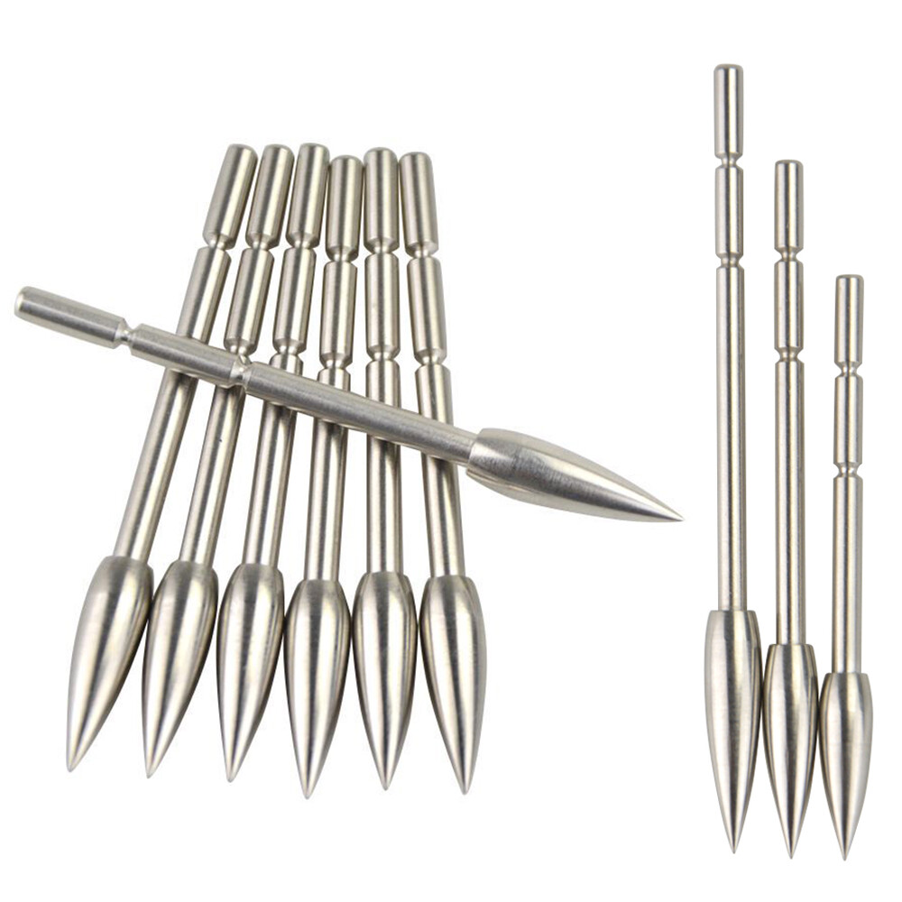 80/100/120 Grain Archery Arrowheads ID3.2mm Point Arrow Field Bow Hunting Target