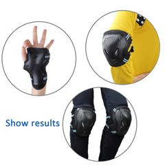 Adult Wrist Elbow Knee Pads Cycling Roller Skate Protective Gear Guard 6Pcs/set