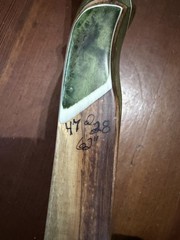 By TradAl The Green Hornet Custom LongBow 62in 47lb @28 RH