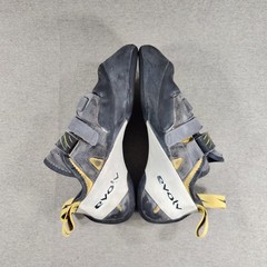 Evolv Shaman Black Yellow Gray Men’s Size 11 Rock Climbing Shoes