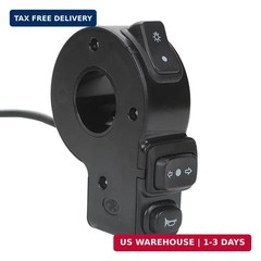 Handlebar Switch Universal Black 7/8″ 22MM Handlebar Horn Electronic Turn Signal