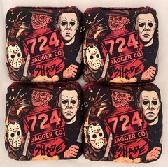 724 Bagger Company Shade Cornhole Bags with bag pouch Ultra BG Lucky Logic Viper