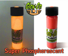 Glow-On RED Glow Paint For Gun Sights, Fishing Lures, Lg 9.2 ml Vial, Bright