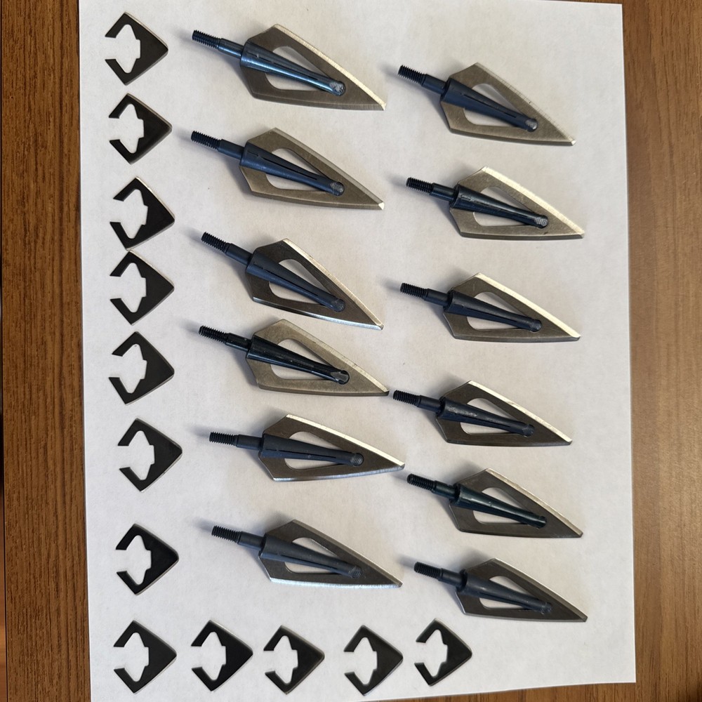 Blue Bear Razor Head Broadhead Lot of 12