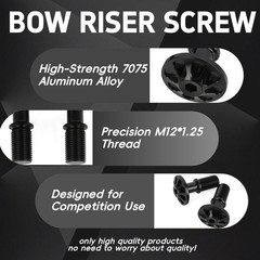 2X ILF Recurve Bow Riser Screw Mounting Limb Thread Screw Longbow Shooting Hunt