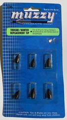 Muzzy Broadheads Trocar/Hunter Replacement Tips 90 & 100 Grain 6 Pk – Bowhunting