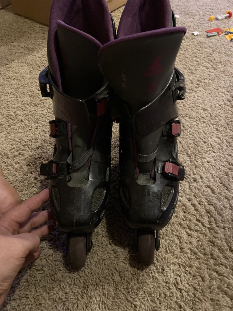 Men AstroBlade Rollerblade In-Line Skates Astro Blade Black For Parts/repair