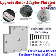 For Razor Upgrade Motor Adapter Plate MY1020 Motor On MX350 RSF350 & Pocket Mod