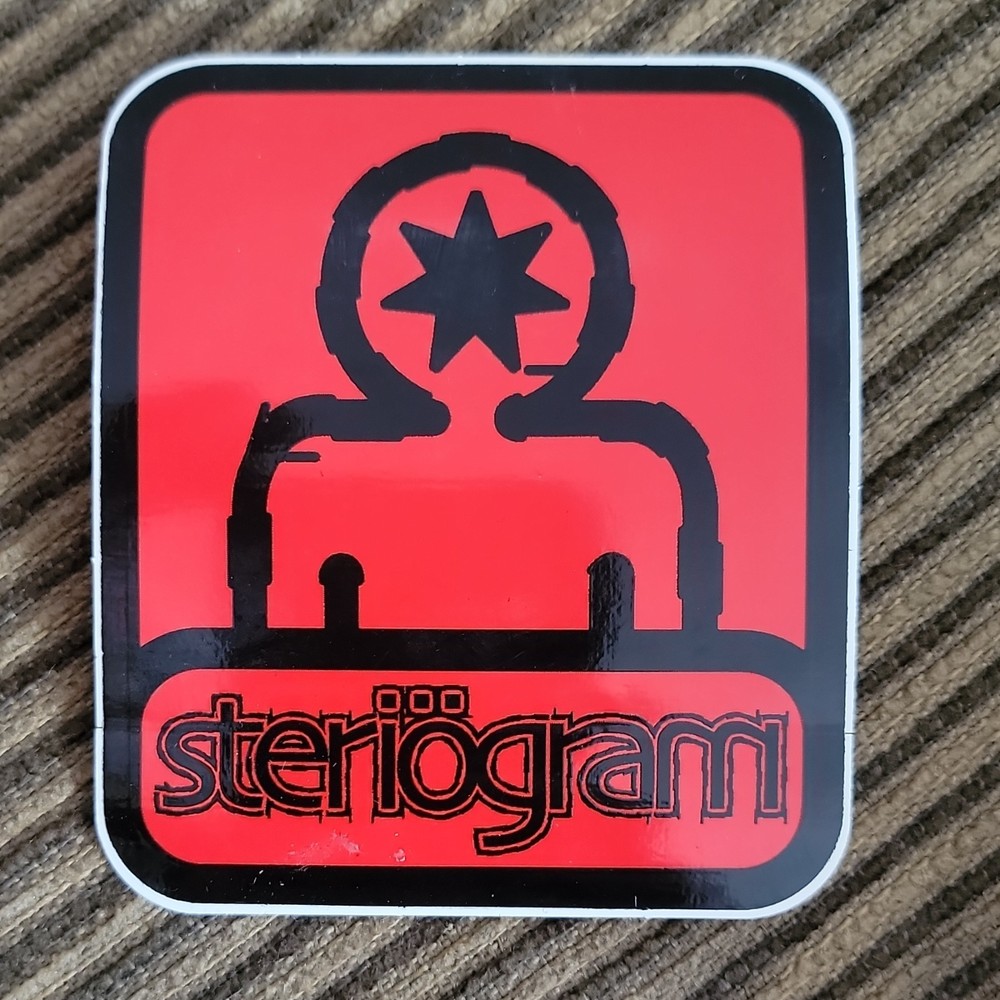 Steriogram Schmack! Graphic Logo Skateboard Sticker Album Promo