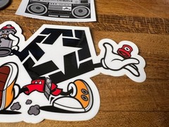 Tribal Gear Brand Graffiti Character Sticker Art Clothing SD Tattoo Conart DS