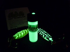Glow-On YELLOW Glow Paint For Gun Sights, Fishing Lures, 4.6 ml Vial, Bright