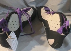 Adidas 5.10 Grandstone Climbing Shoes Black Purple BC0866 Men SZ 10 NWOB Defect