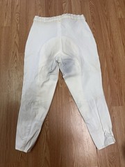 Royal Highness Women’s White Jodhpurs Cotton Blend 32R